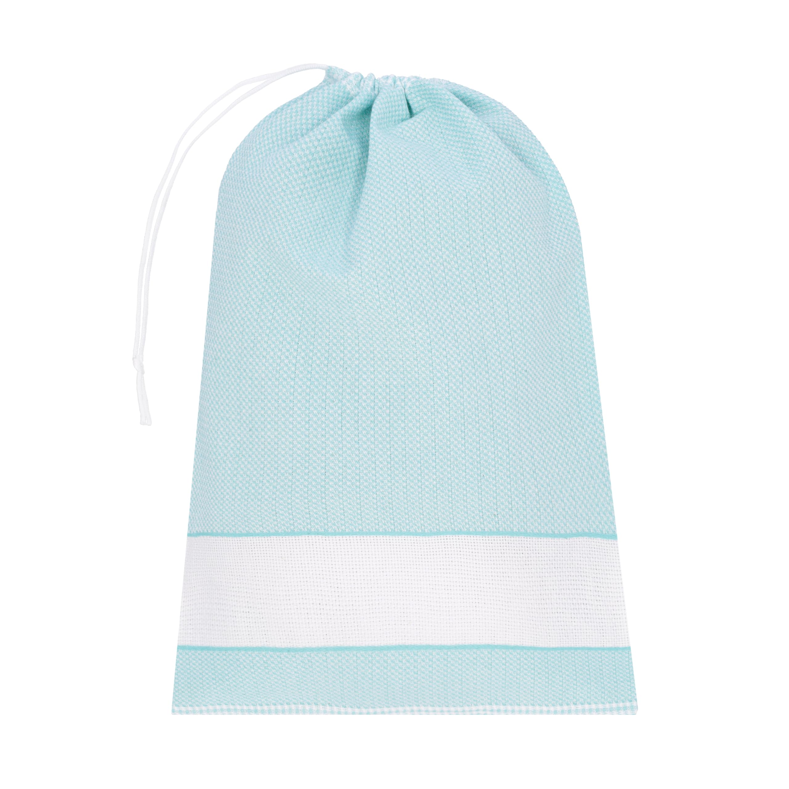 EMMEBi Nursery Bag for Embroidery with Cotton Aida (Green Aida), One-size