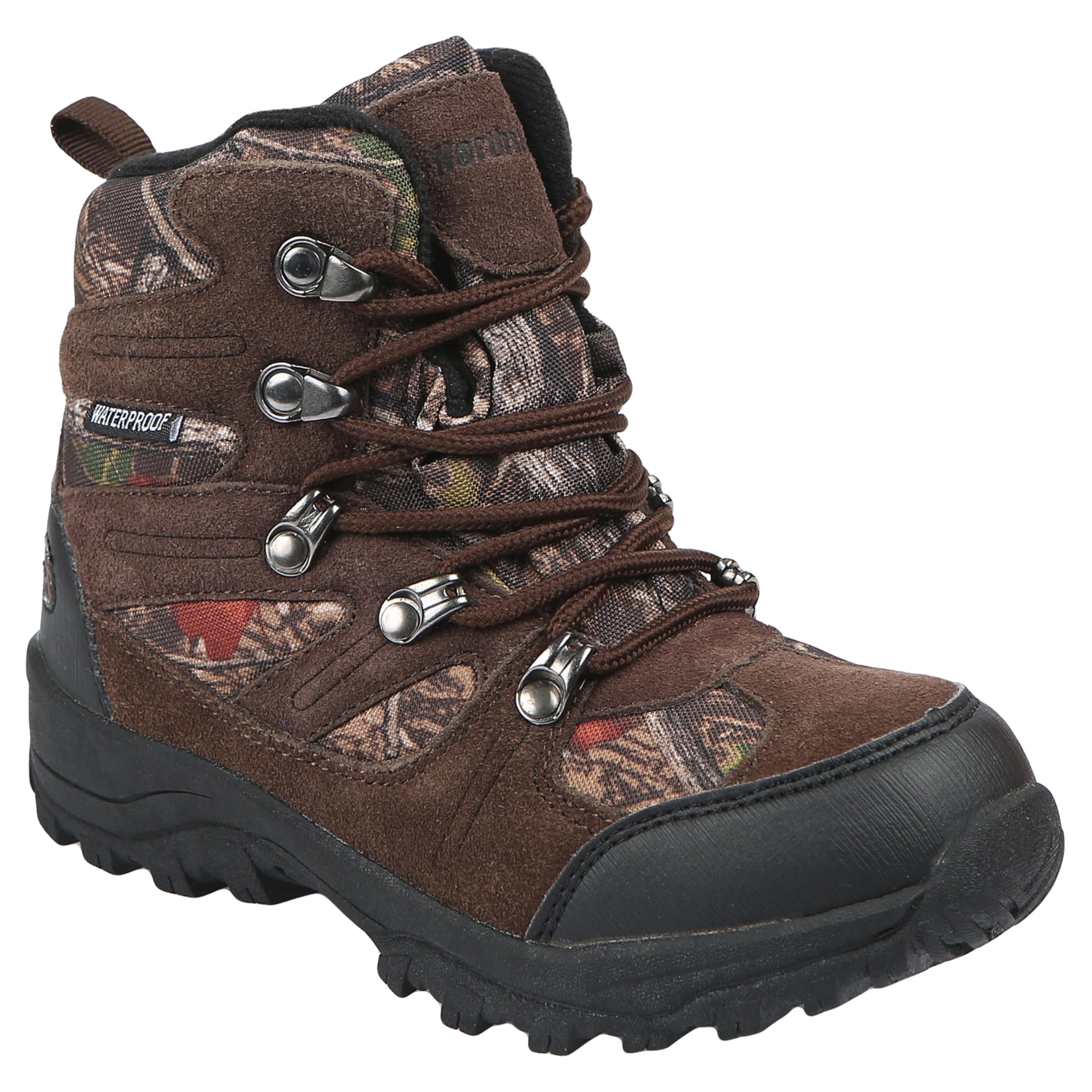 Northside Tracker JR 400 Hiking Boot (Little Kid/Big Kid),Brown Camo,3 M US Little Kid