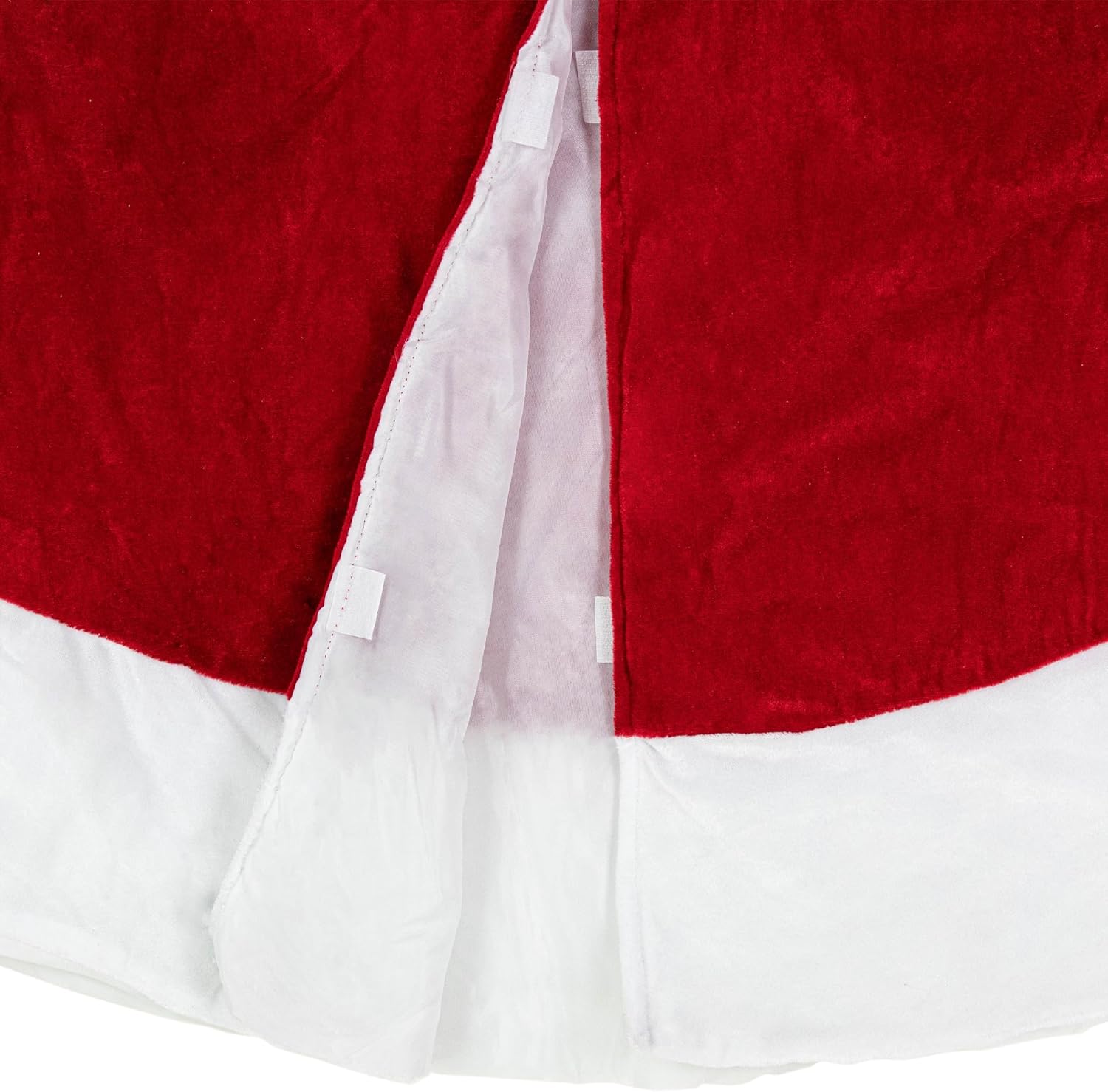 Northlight 48" Traditional Red Embroidered Velvet Merry Christmas Tree Skirt