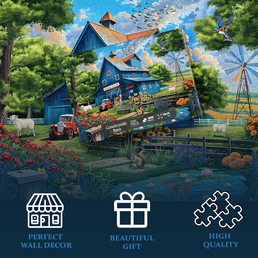 【新品未開封】ラスカル カントリーラック 1000ピース ジグソーパズル 新品未開封】ラスカル カントリーラック 1000ピース