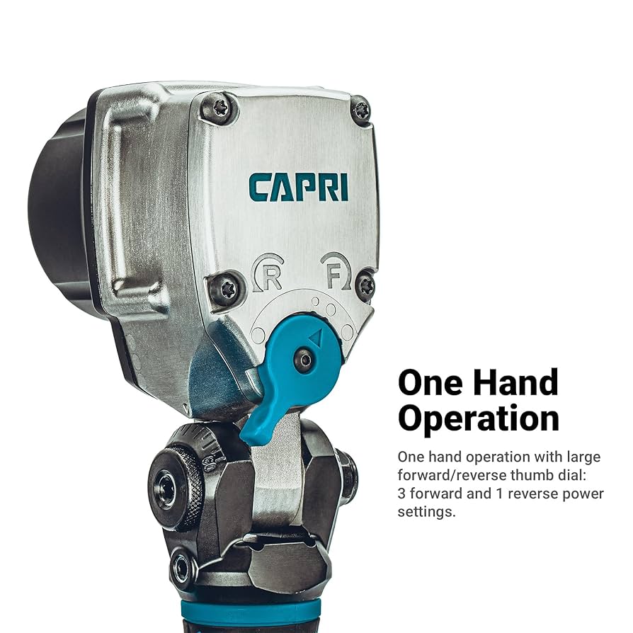 M♡ Capri Tools 3/4 in. Flex-Head Air Angle Impact Wrench, 738