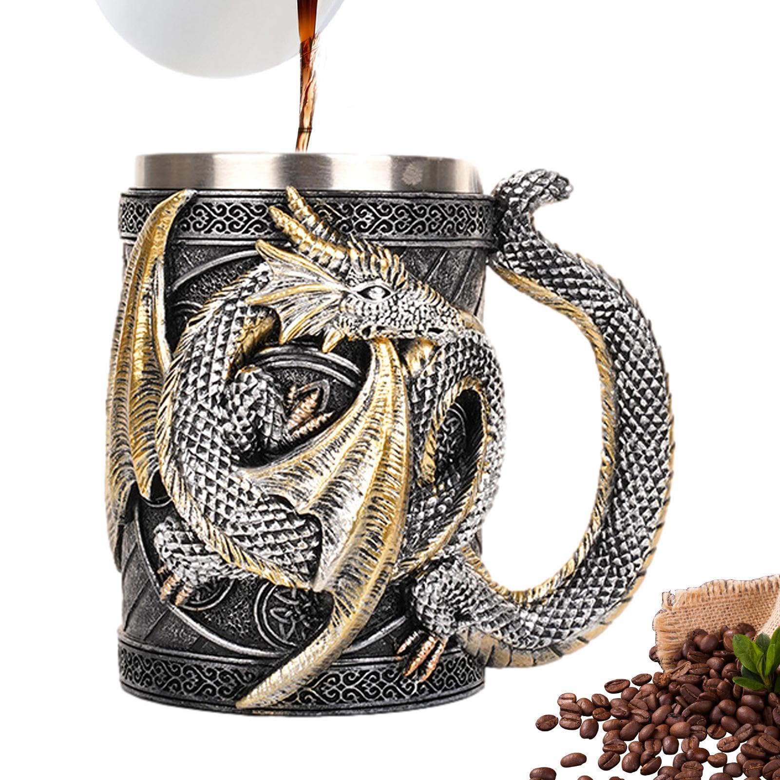 Amazon.co.jp: ファンタジー タンカード - ドラゴン コーヒー カップ