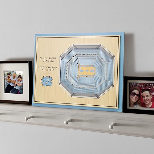 Miniatura 112 de YouTheFan NCAA Oklahoma Sooners - Arte de pared 3D de 5 capas con vista al estadio, Gaylord Family Oklahoma Memorial Stadium, 13.00 x 17.00 pulgadas