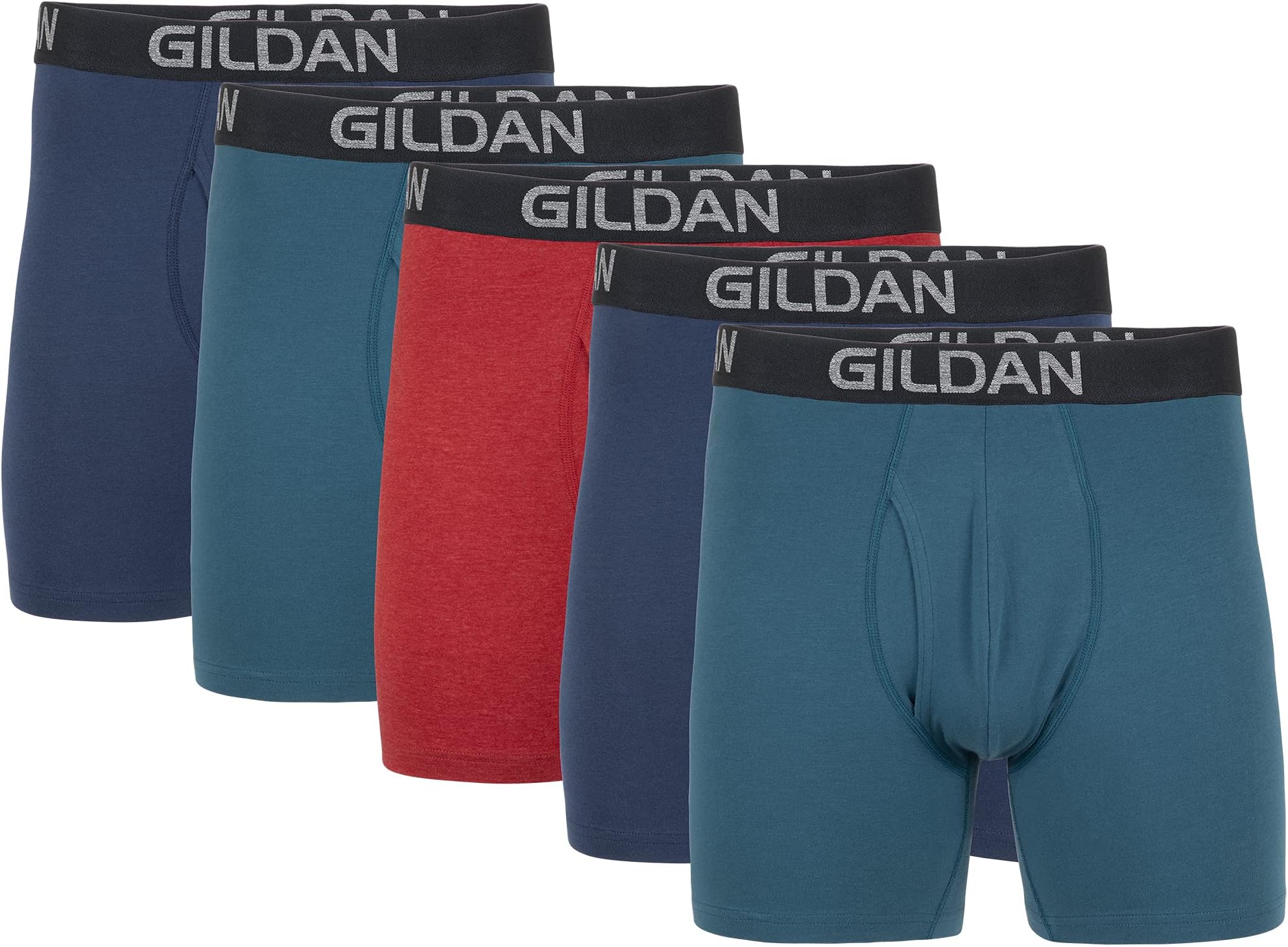 Men's Underwear Cotton Stretch Boxer Briefs, Multipack
