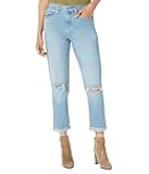 Women's Mid Rise Slim Boyfriend Jean Pants (Available in Plus Size)