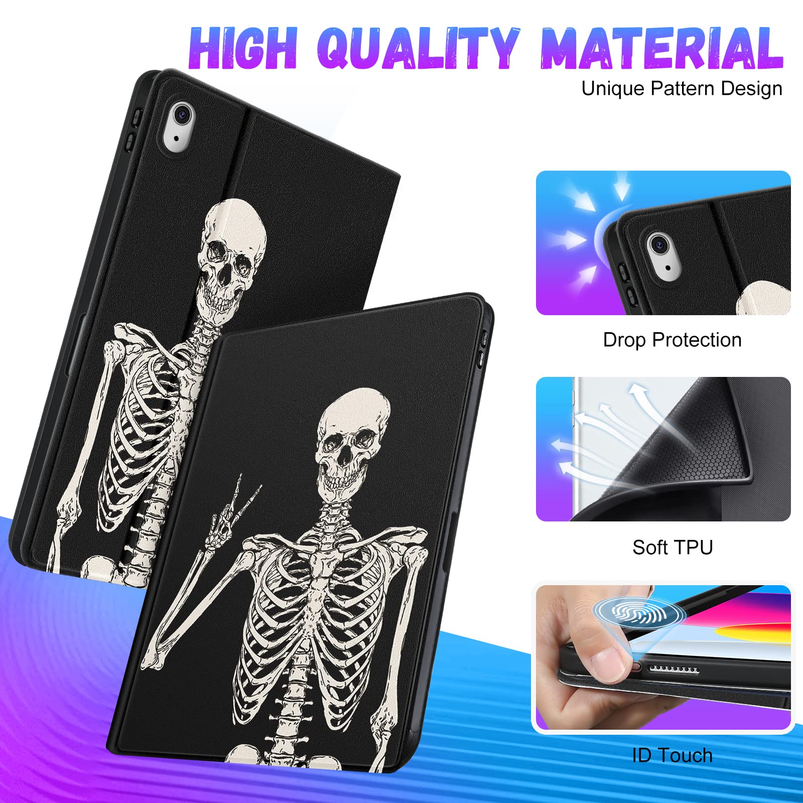 Amazon.com: Uppuppy for iPad 10th Generation Case 10.9 Inch, for