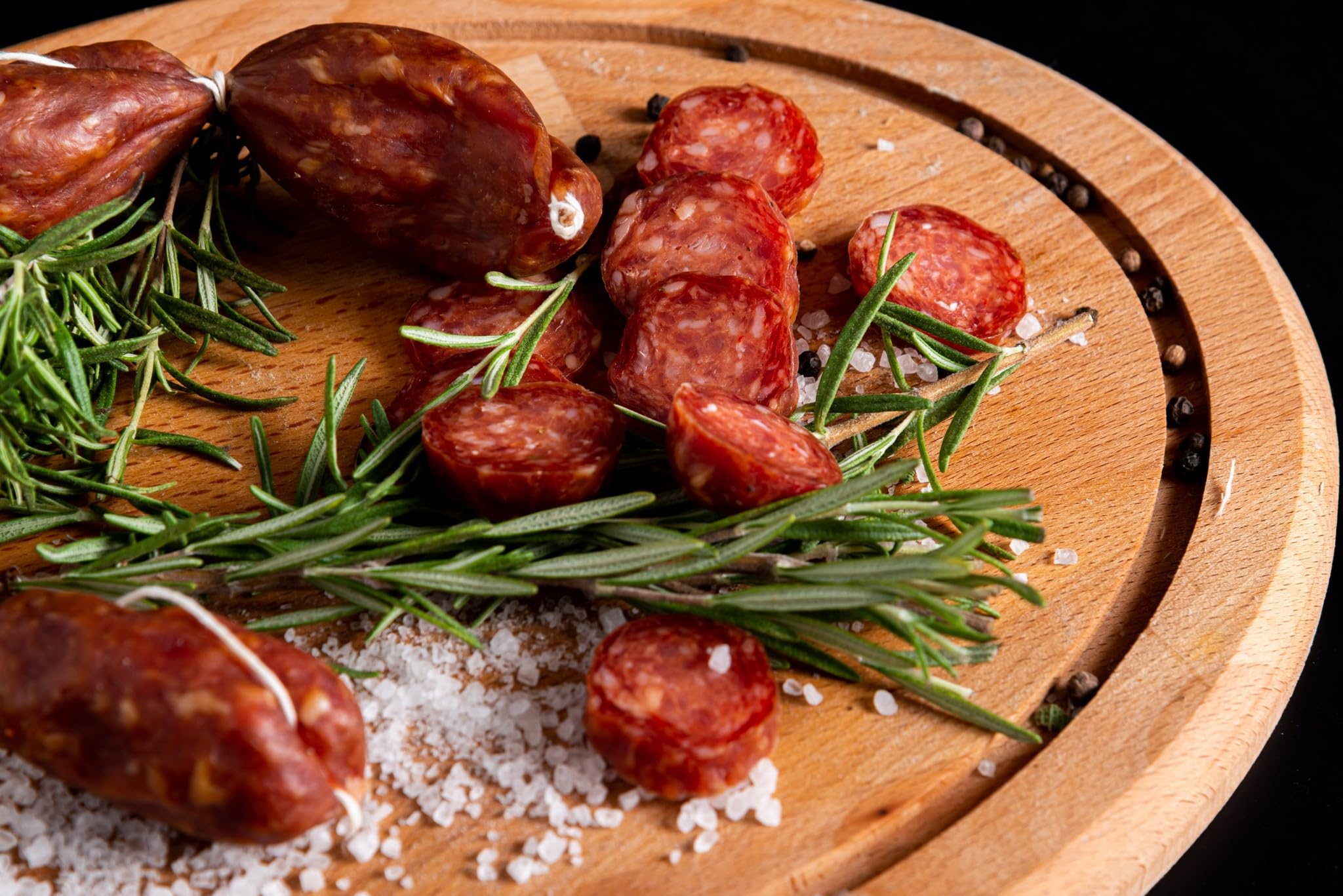 Fa.Lu.Cioli 1917 - Salsicce tipo Siena IGP sottovuoto, Salumi Artigianali - Carne selezionata senza Conservanti, Glutine e Lattosio, ideali per aperitivi. Certificazione IFS (1000, Grammi) - 5