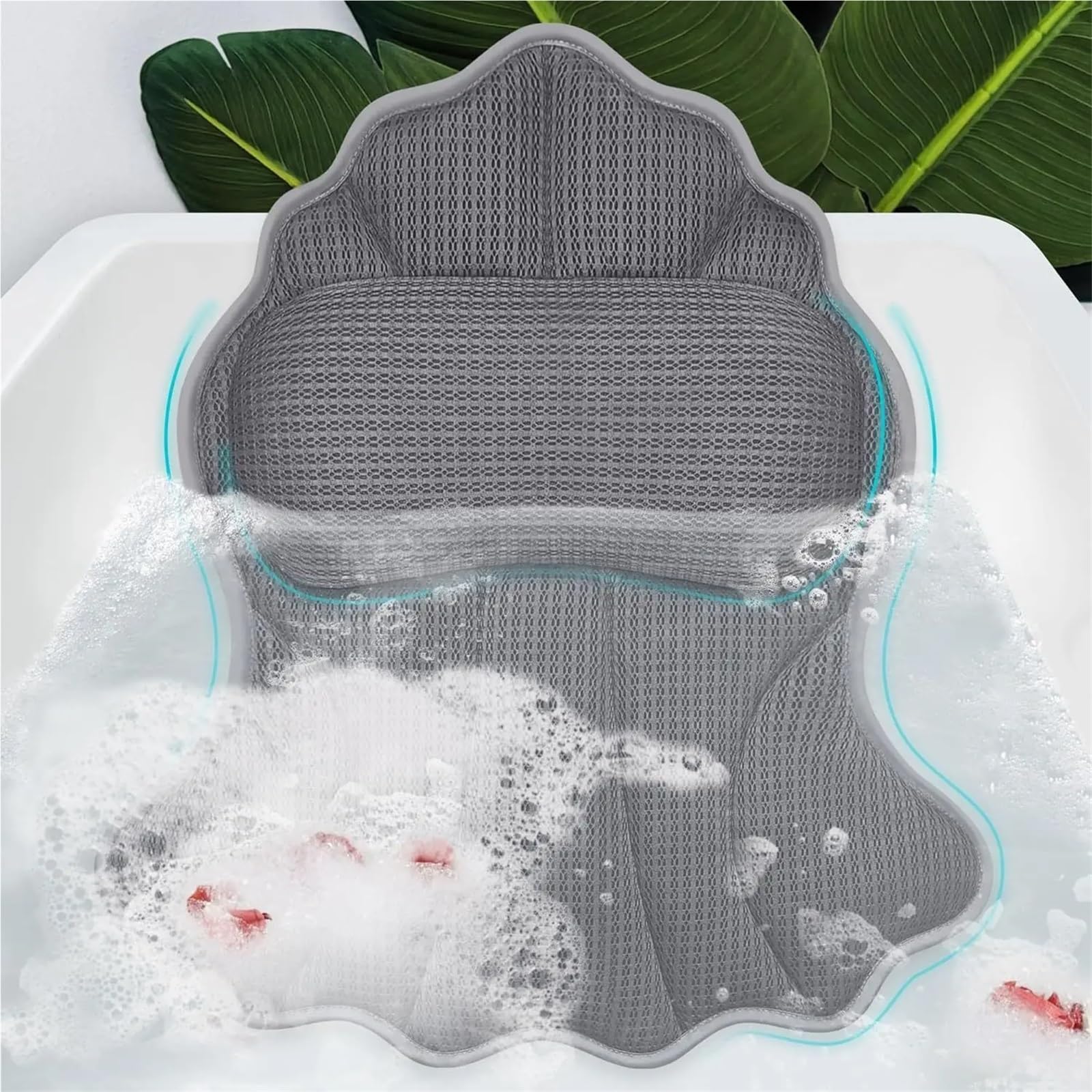 Almohada Bañera Reposacabezas de bañera Antideslizante