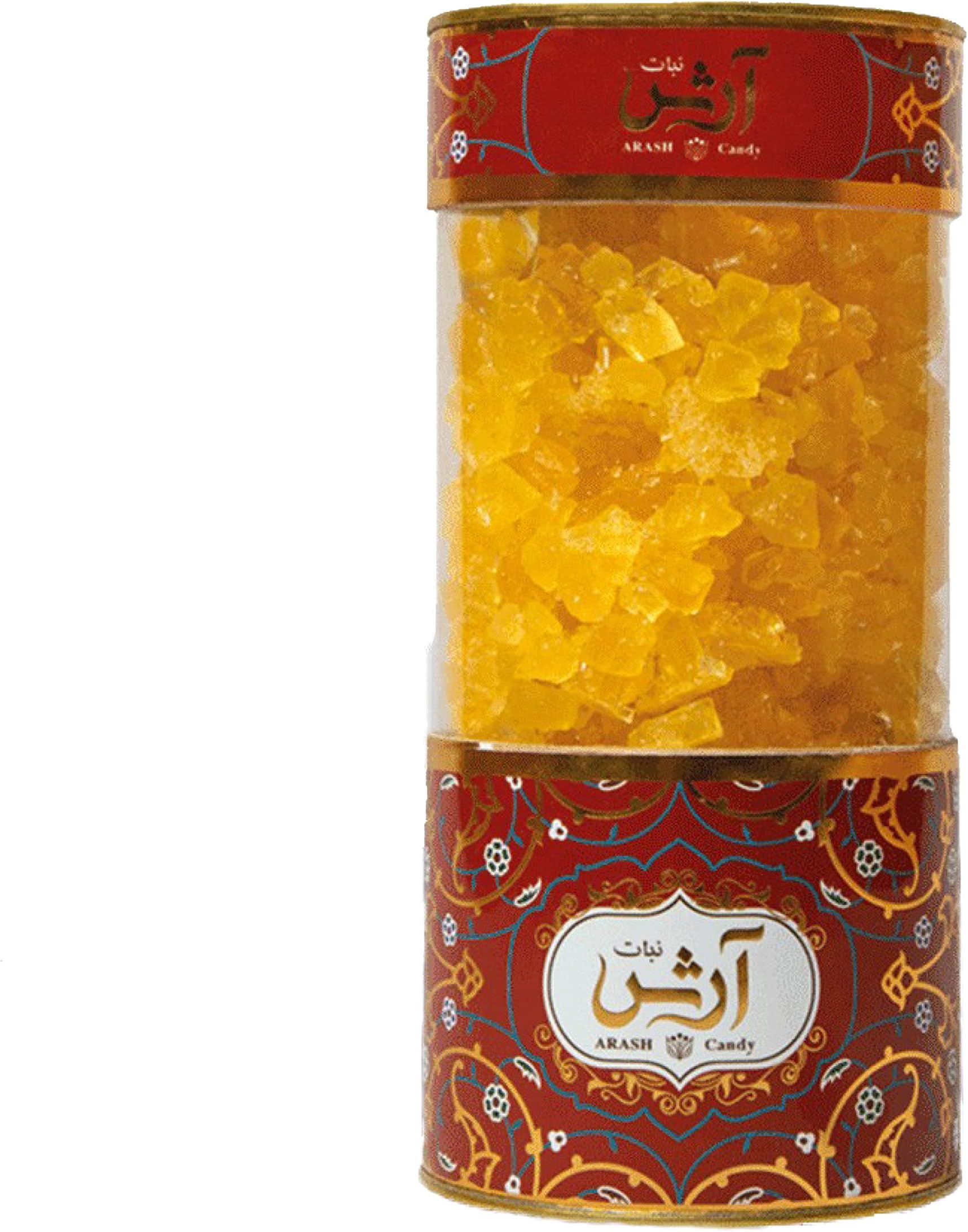 Arash Saffron Rock Candy Jar- Saffron Plant Sugar