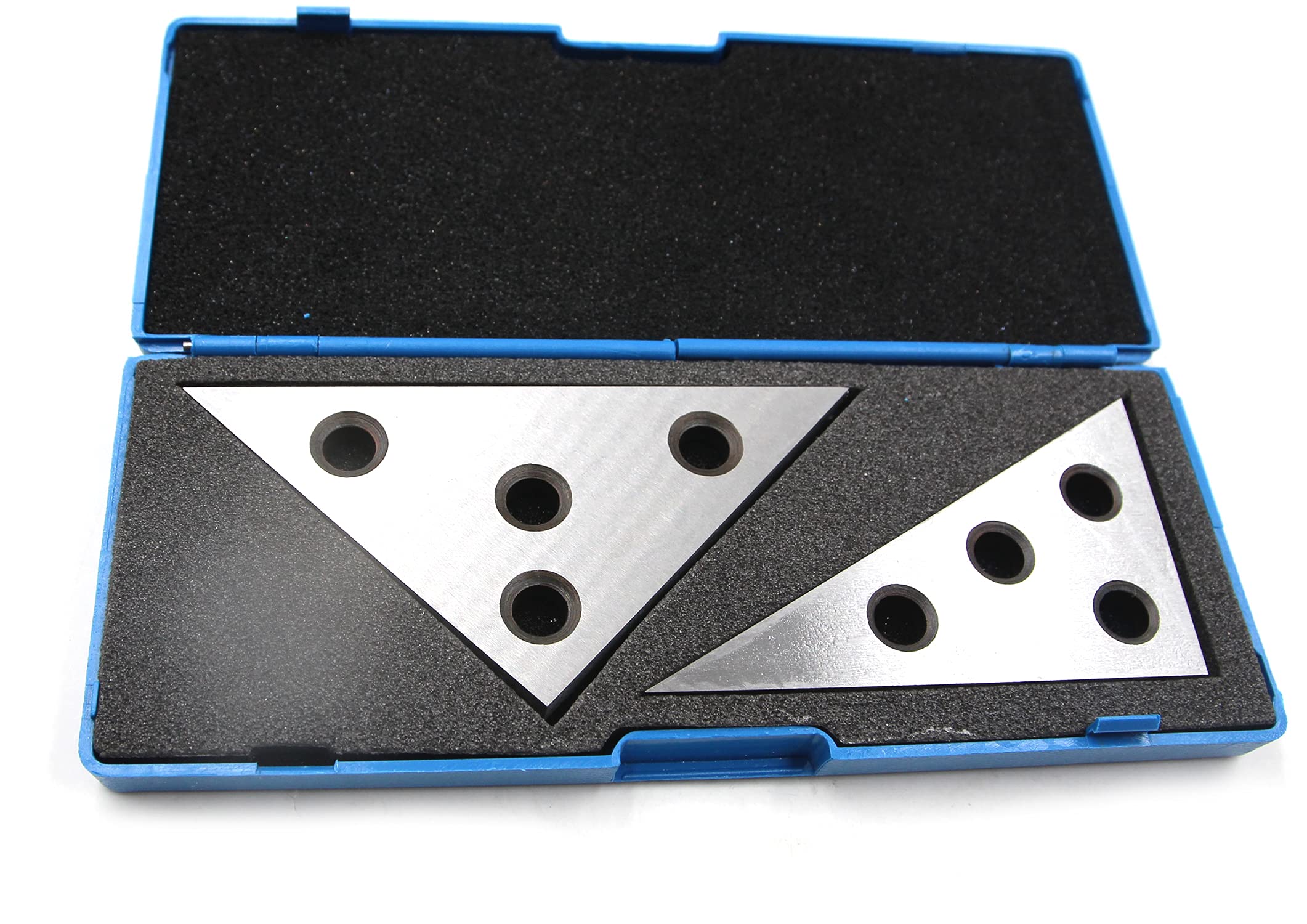 Winkelplatten Winkelblock Set Machinist Werkzeug Winkelblock Set Maschinenwerkzeug Winkelblock Set Machinist Square Gage Block Set 2 Stück, 2 Piece Set