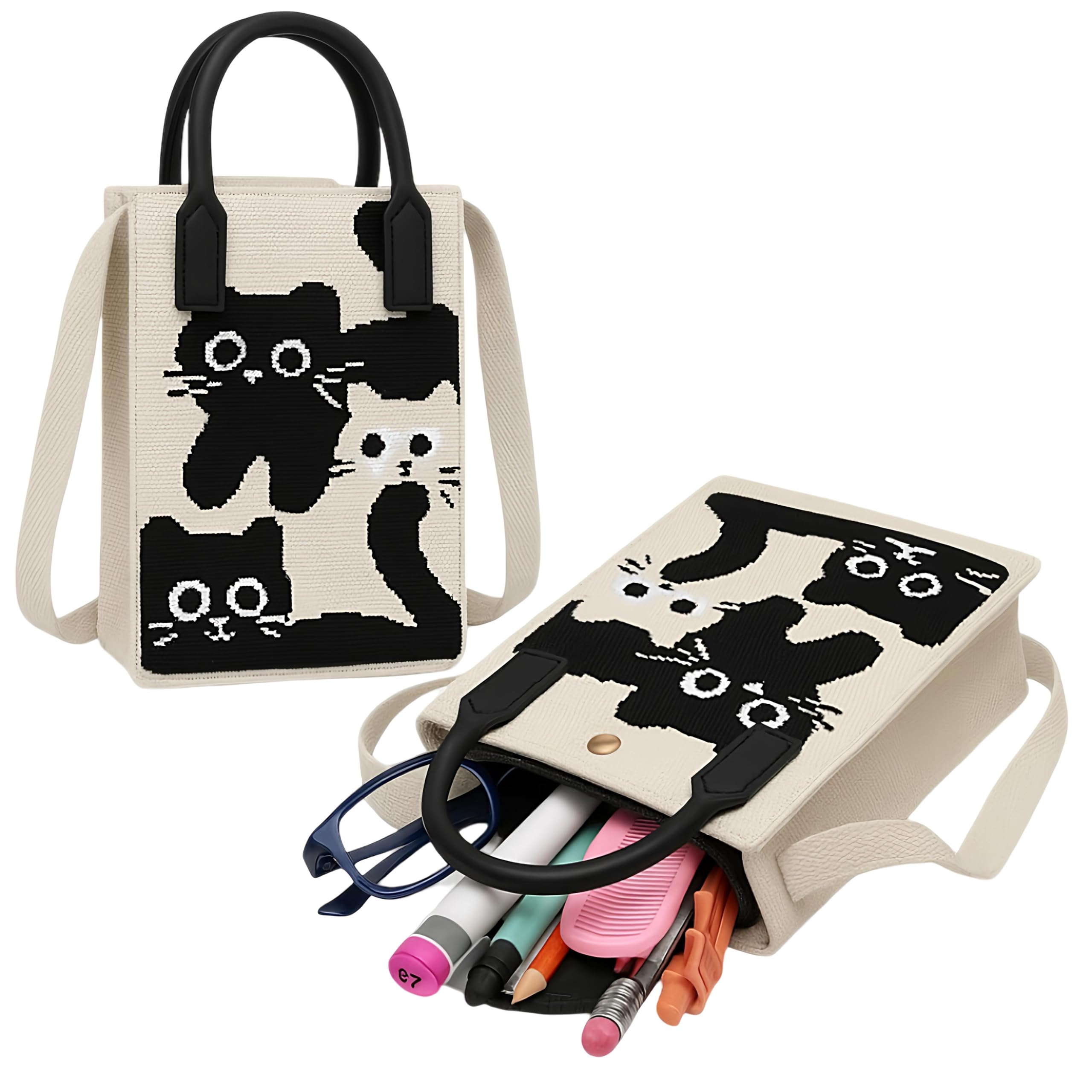 Crossbody Mobile Sling Bag for Women – Stylish Phone Pouch with Strap & Silicone Handle, Keychain, Coin, Cosmetics Purse, Cute Utility Bag for Girls & Women-image-34