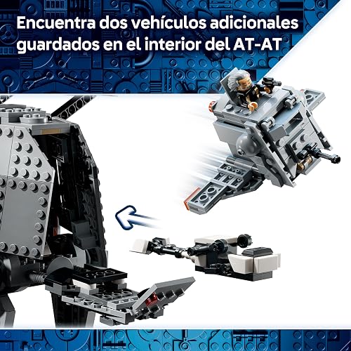 LEGO Star Wars 75454 Imperial Remnant AT-AT with INT-4 Toy - The Mandalorian and Grogu Model w/Shuttle, Speeder Bike, 7 Minifigures & 1 Figure - Gift Idea for 10+ Year Old Boys & Fans - 5