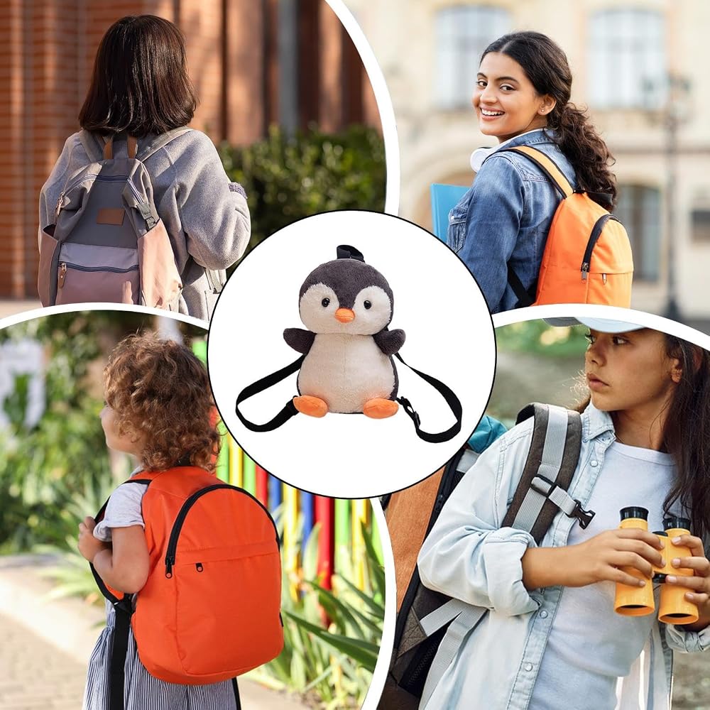 Amazon.co.jp: [Emdvsco] ぬいぐるみペンギン バックパック、ペンギン