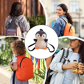 Amazon.co.jp: [Emdvsco] ぬいぐるみペンギン バックパック、ペンギン
