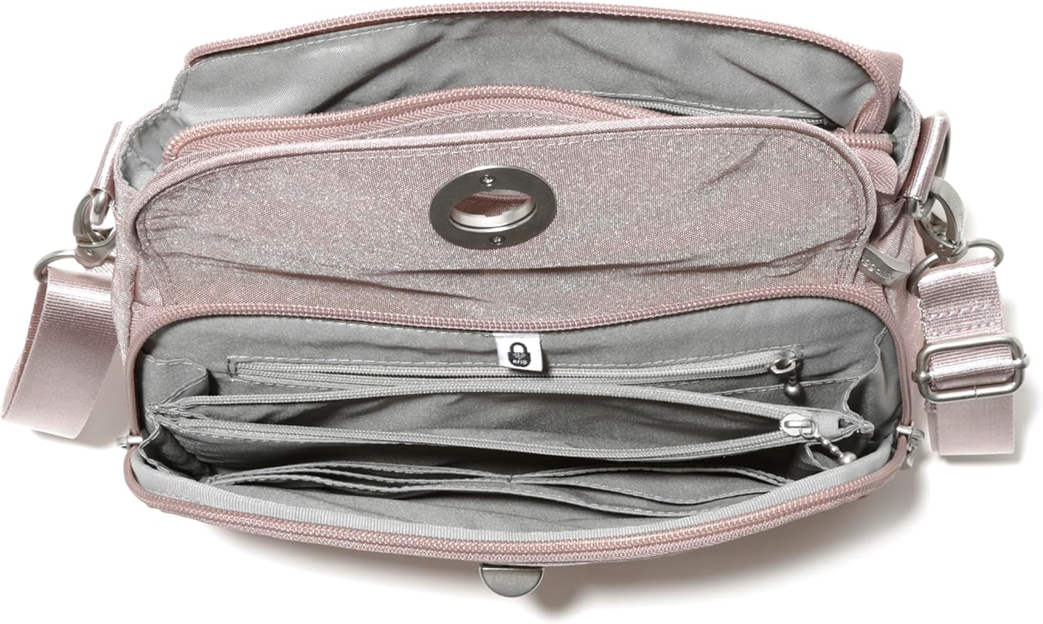 Baggallini Calais Crossbody Bags for Women 10x7 Lightweight Water-Resistant Travel Purse, RFID & Interior Organization - Image 11