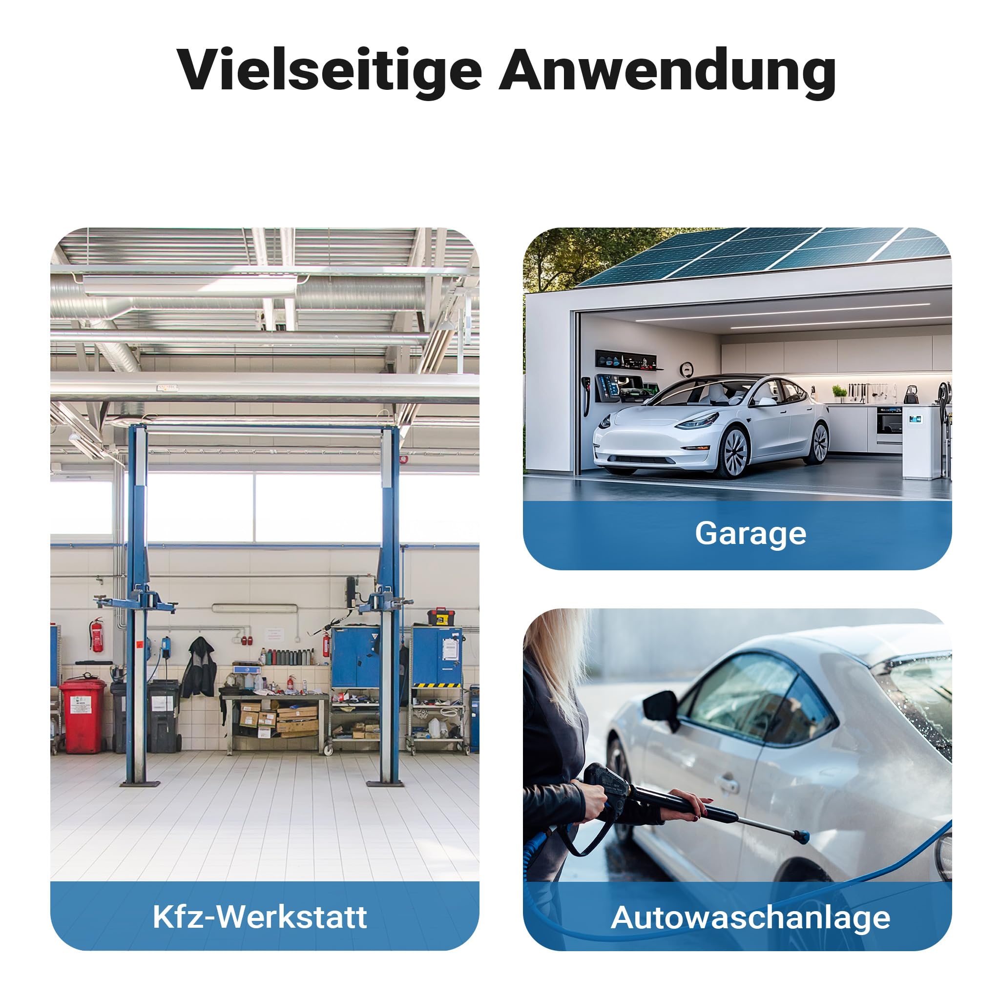 XPOtool teilbare Auffahrrampe 2er Set Schwerlast Autorampen BIS 2,5 Tonnen aus Kunststoff für Pkws