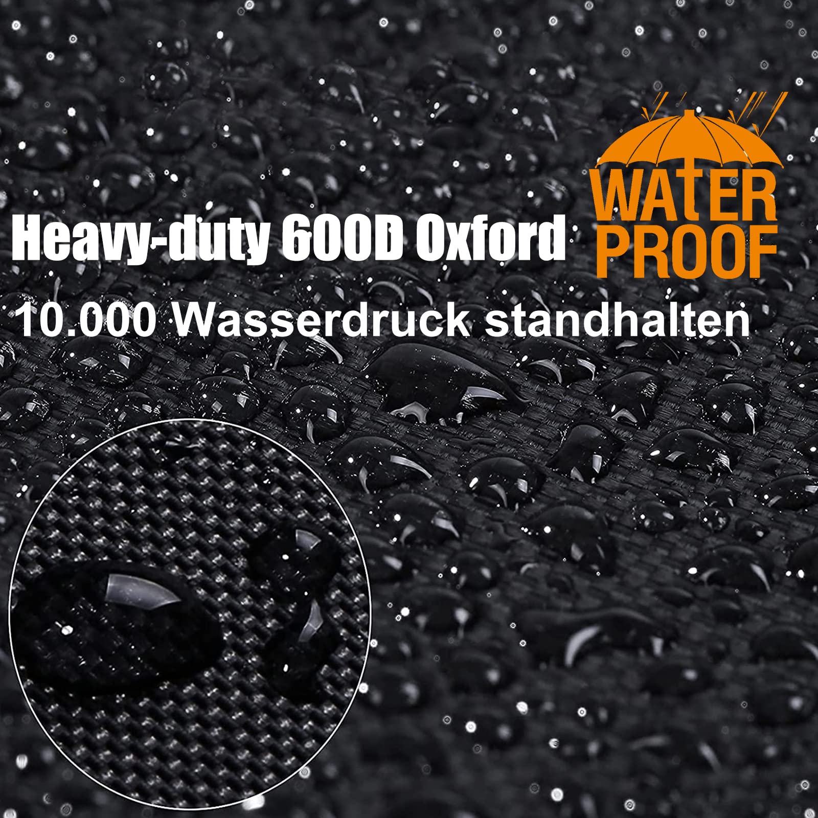 Schleuder Housse de protection pour JBL Partybox 310, JBL Partybox 300 et JBL 200, en tissu Oxford 600D imperméable, housse de haut-parleur, housse de protection contre la poussière, avec poignée