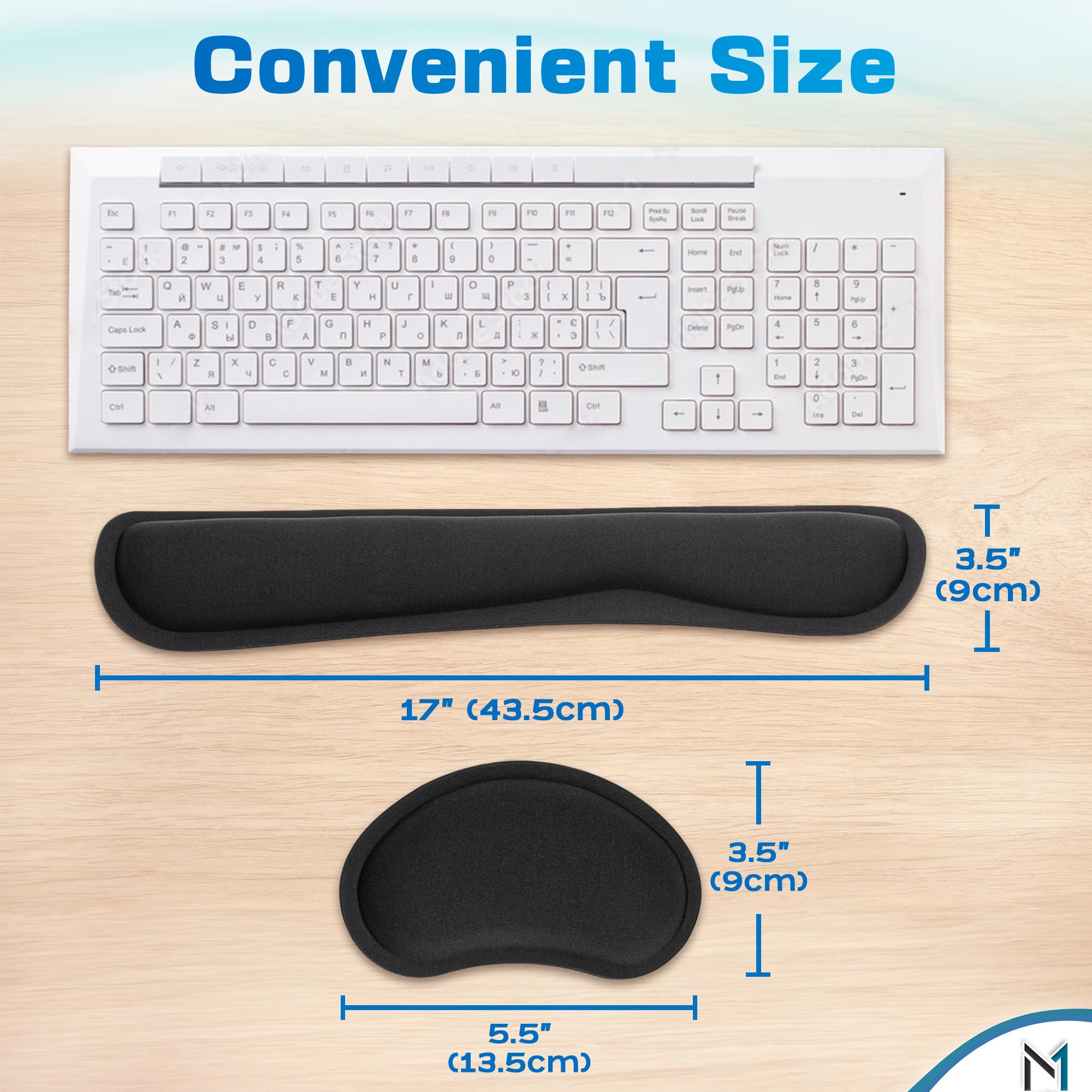 Support De Repose-poignets Pour Clavier Avec Rembourrage Confortable En