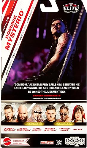 Miniatura 2 de Dominik Mysterio - Figura de acción de lucha libre de juguete WWE Elite 105