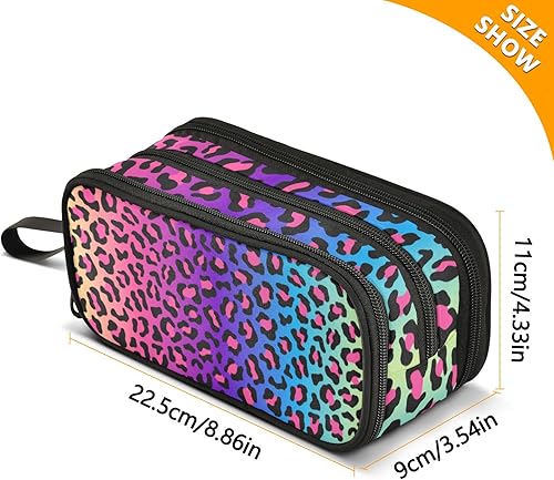 Miniatura 9 de Estuche para lápices de gran capacidad, bandera estadounidense con camuflaje grunge, caja para bolígrafo para escuela, oficina, universidad,