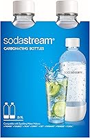 Vista 6 de SodaStream 1L Classic DWS Botella para bebidas carbonatadas, color negro (paquete doble), paquete de 2