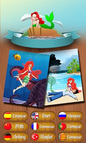 Os pequenos contos de sereia e livro interativo