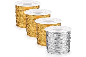 525 Yards Gold Ornament String - The Golden Accent to Your Festive Decor