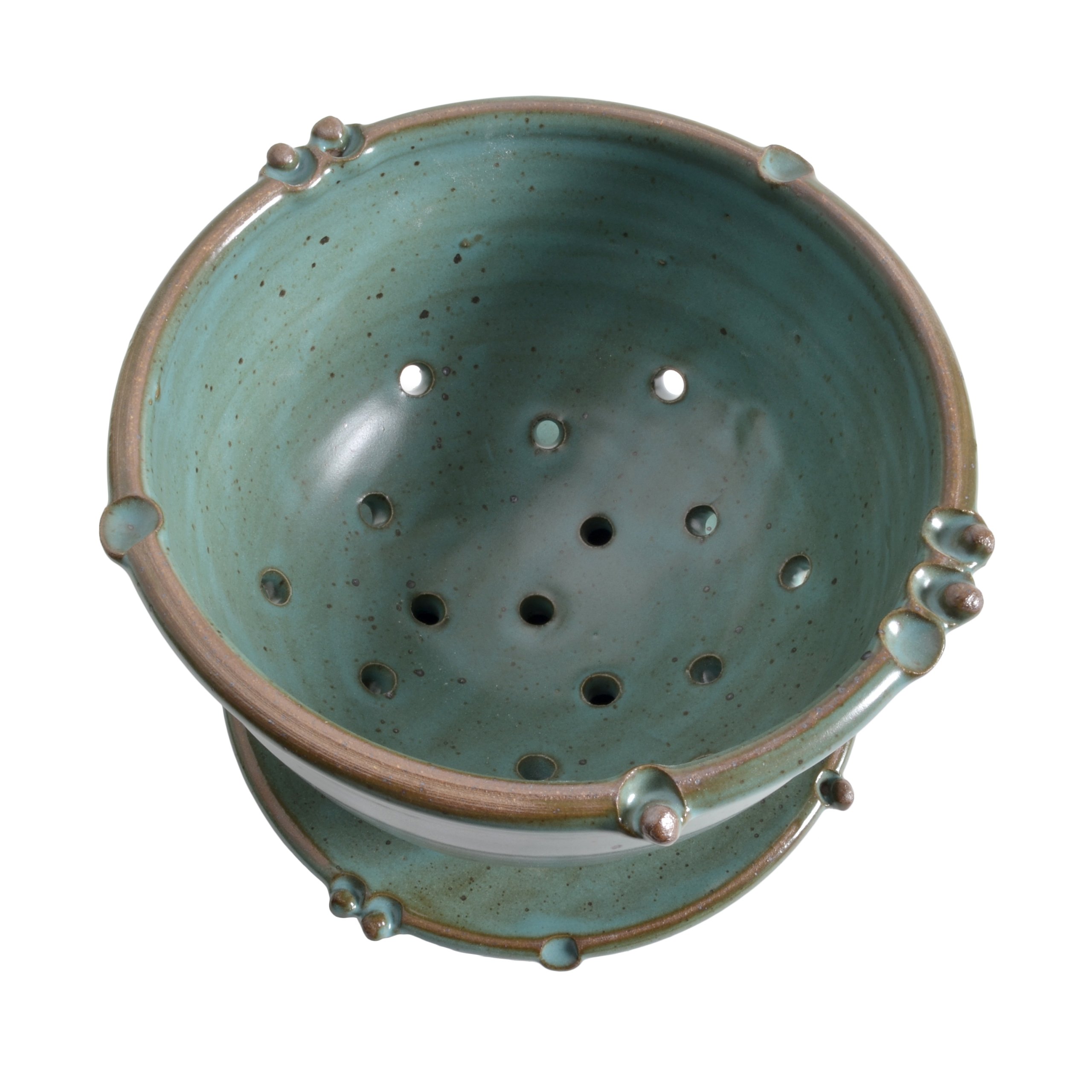 Anthony Stoneware 2-piece Berry Bowl Set, Teal