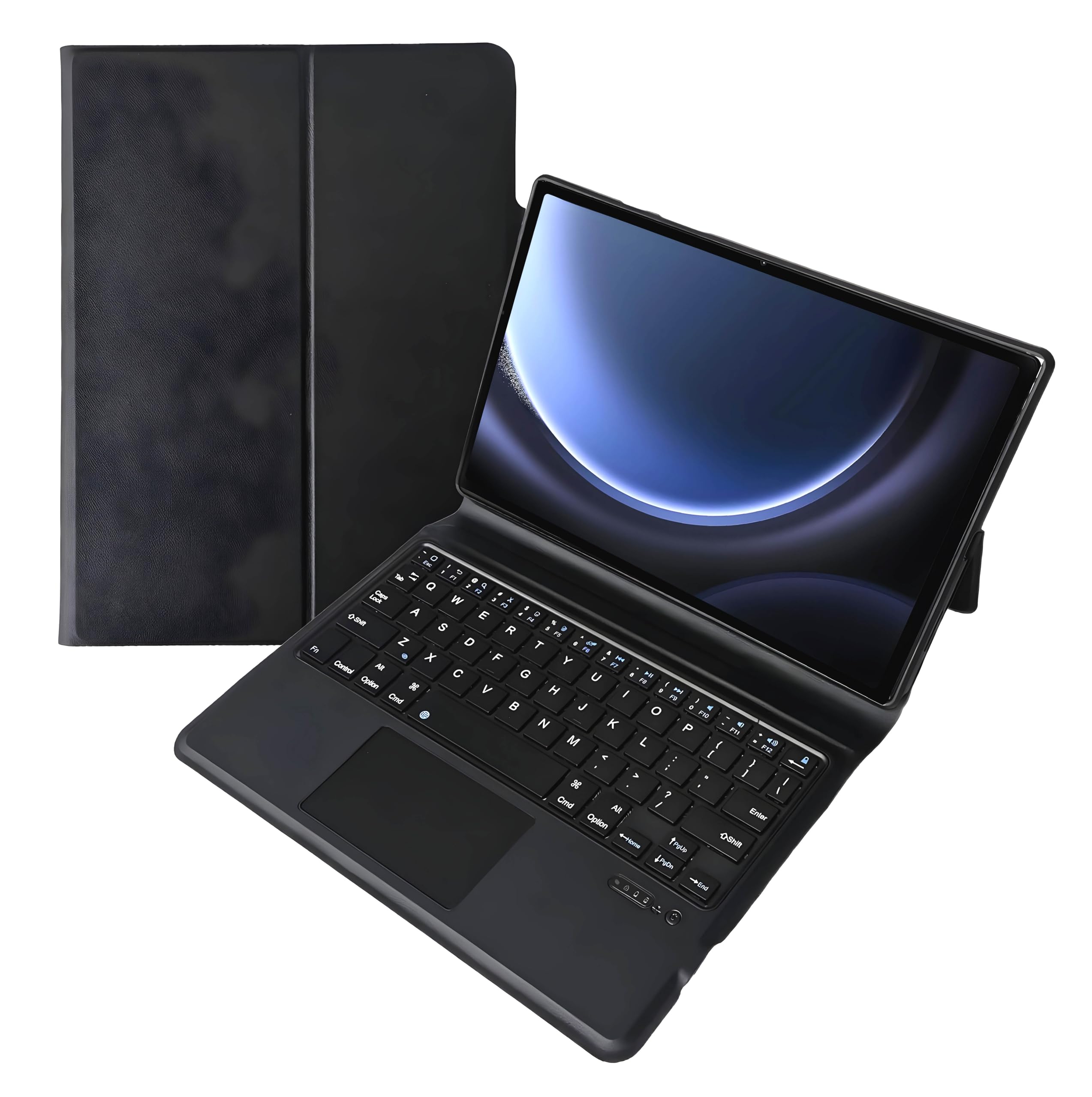 ProElite Wireless Bluetooth TouchPad Keyboard flip case Cover for Samsung Tab S9 FE 10.9 inch/S9/S8/S7 11 inch SM-X700/X706/T870/T875, Black (B0C1VJYGDY) Amazon Price History, Amazon Price Tracker