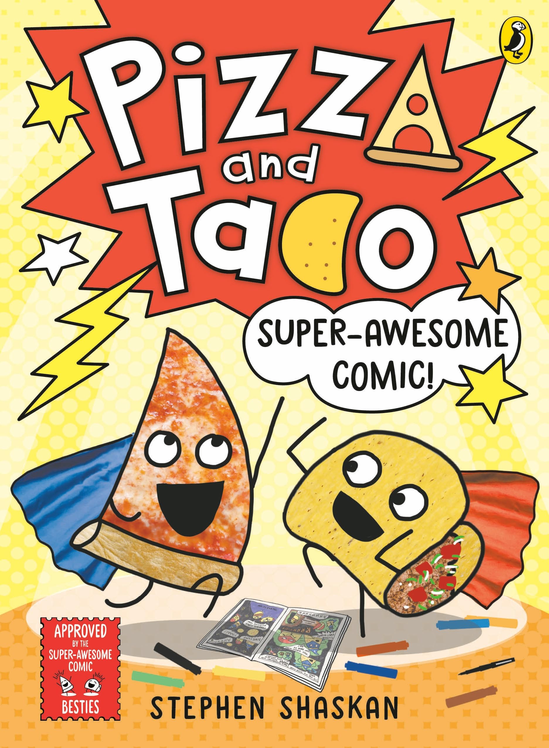 Pizza and Taco: Super-​Awesome Comic!: A laugh-​out-​loud graphic novel for kids: 3