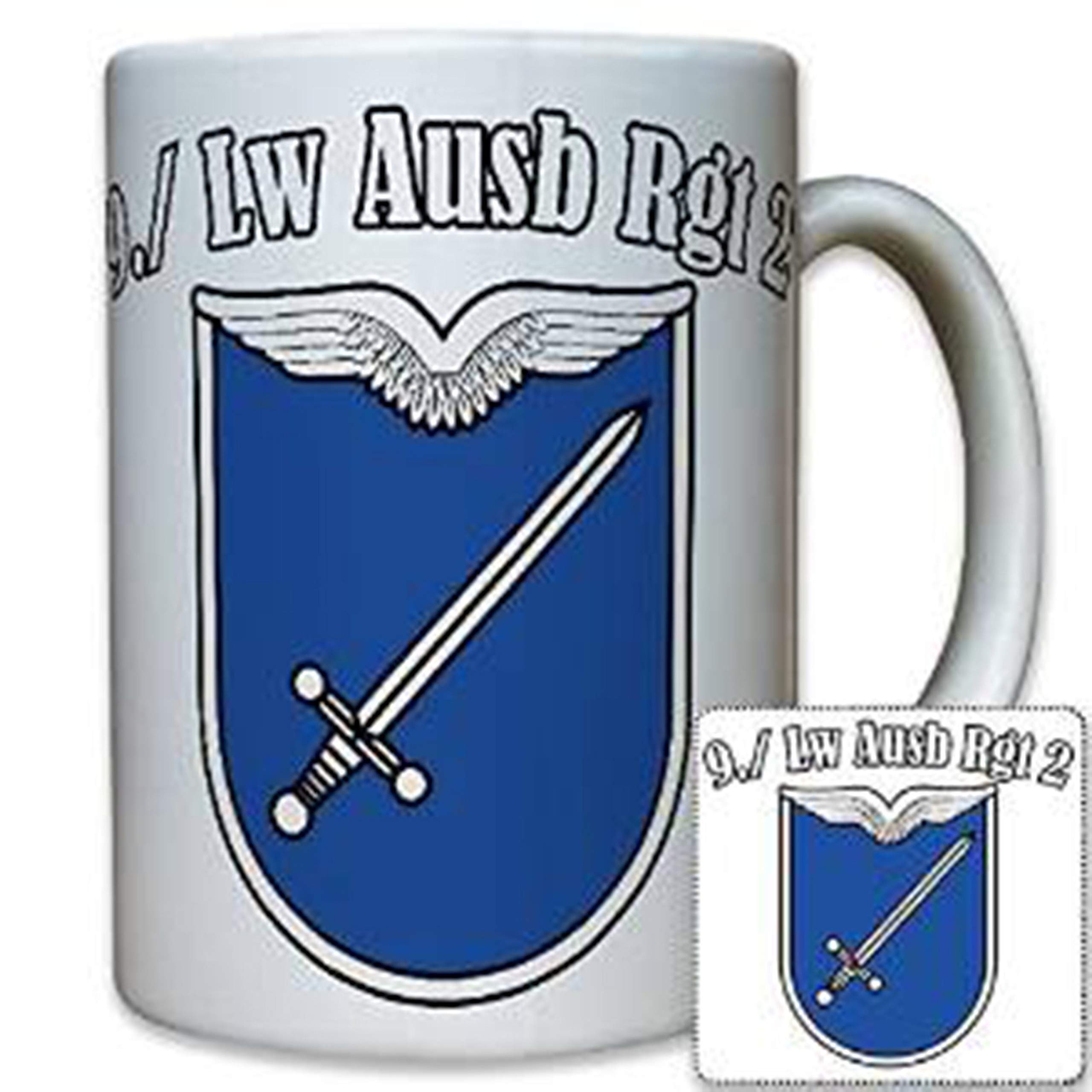 Air Force 9th Air Force Training Regiment Regimental Lwausbrgt Train # 12263 Nassau Dietz Kasene German Army Bund – Coffee Cup