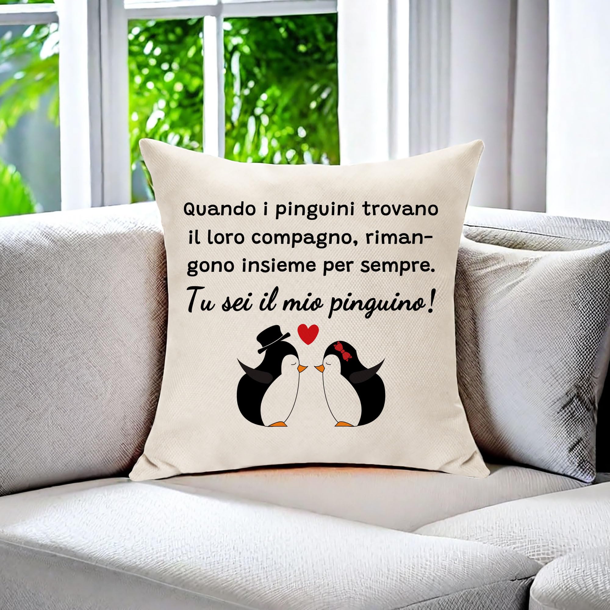 Federa per cuscino per anniversario di matrimonio, regalo per coppie