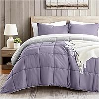 Vista 35 de satisomnia Queen Comforter Set Grey, Soft Seersucker Comforters Queen Size Bed, 3 Pieces Lightweight Down Alternative Bedding Comforter Full Sets