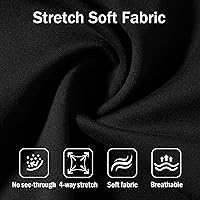 Vista 3 de adorence Leggings para mujer con bolsillos (cintura alta, elásticos y opacos), pantalones de yoga, leggings de entrenamiento para mujer