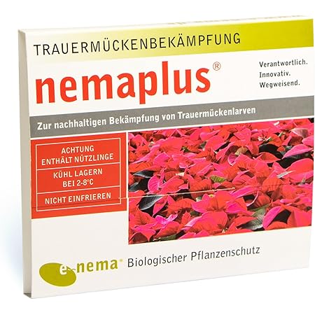 nemaplus® SF Nematoden zur Bekämpfung von Trauermücken - 3 Mio. für 6m² Blumenerde oder 30 Pflanzen