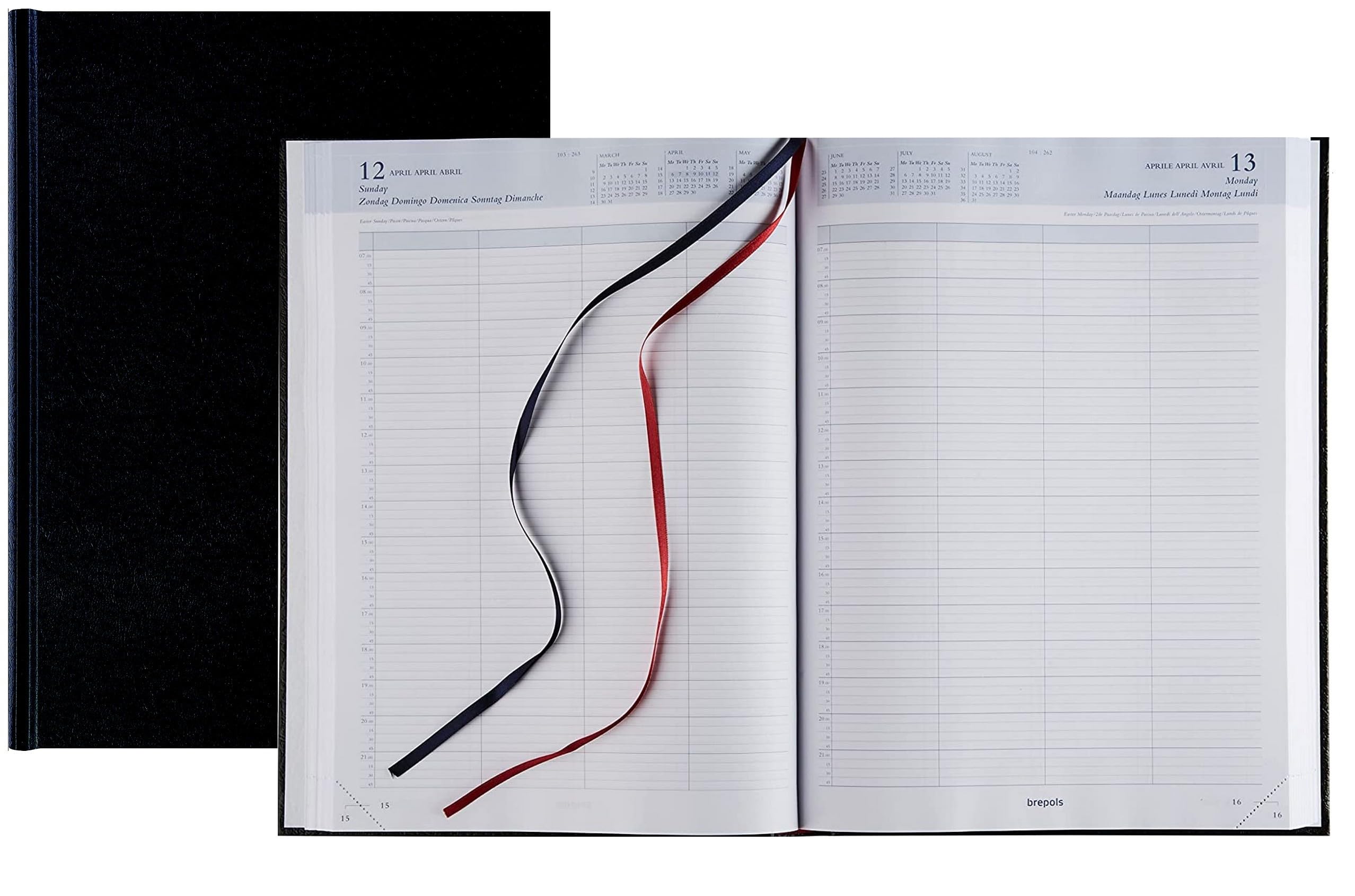 Lot Agenda Bremax 1 Civil 2027 A4 + Index Adhésif Blumie, Noir