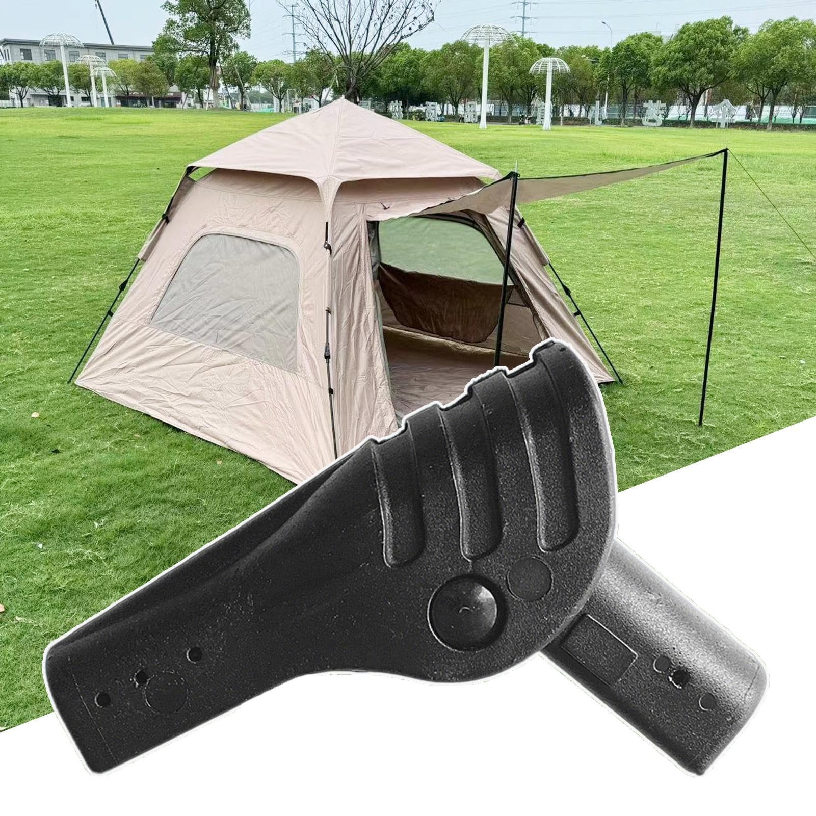 Repuesto de Fijación para Varilla de Soporte - Conector Ligero para Camping - Accesorios Prácticos para Reparación En Senderismo, Camping Y Viajes
