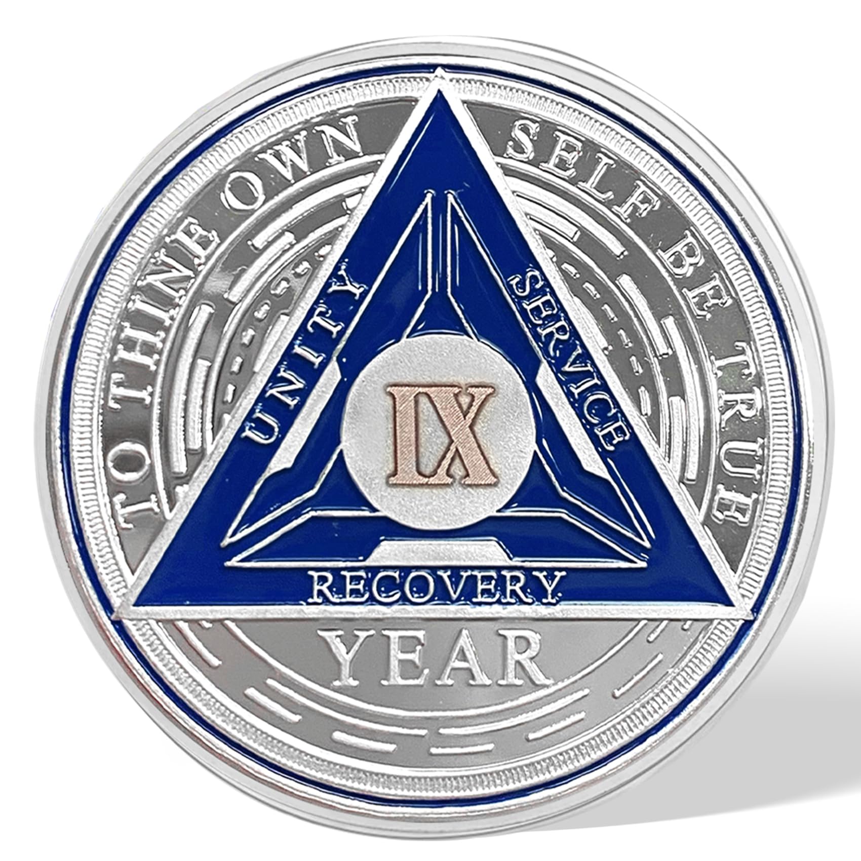 ACGZQY 9 Year Sobriety Chip - Image 3