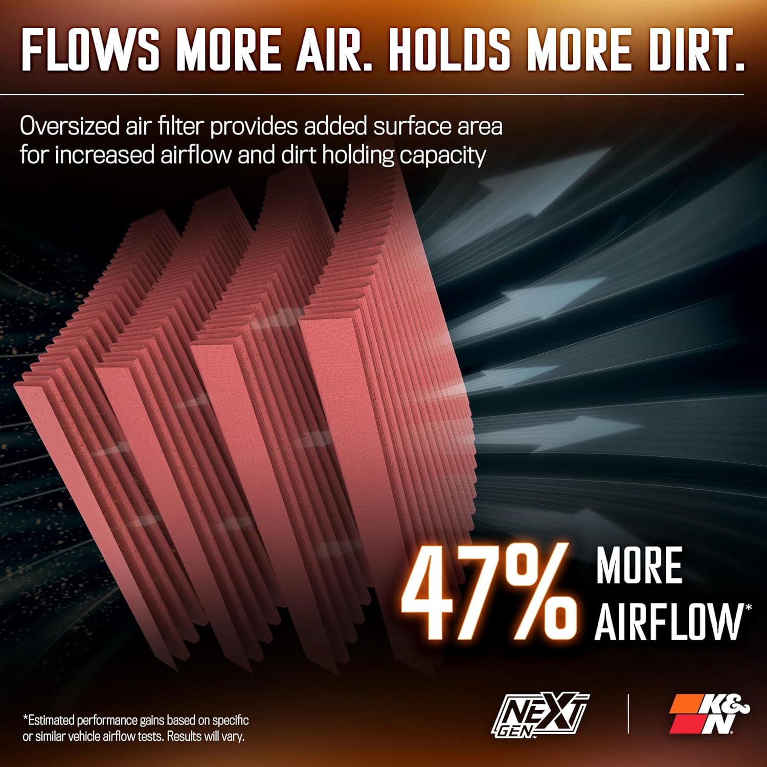 K&N NextGen Cold Air Intake System: High-Flow Cotton Filter: Compatible with 2012-2018 JEEP: Wrangler, Wrangler JK, 50-1566