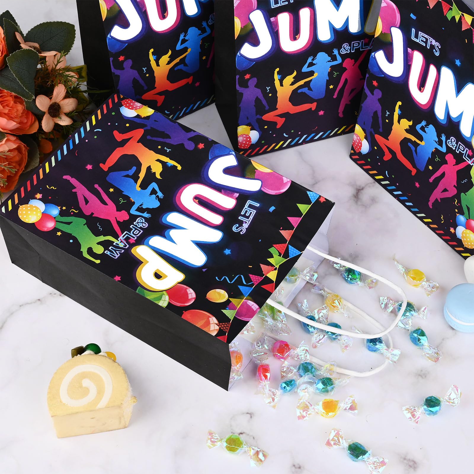 Jump Birthday Gift Bag For Kids Boys Girls Let'S Jump & Play