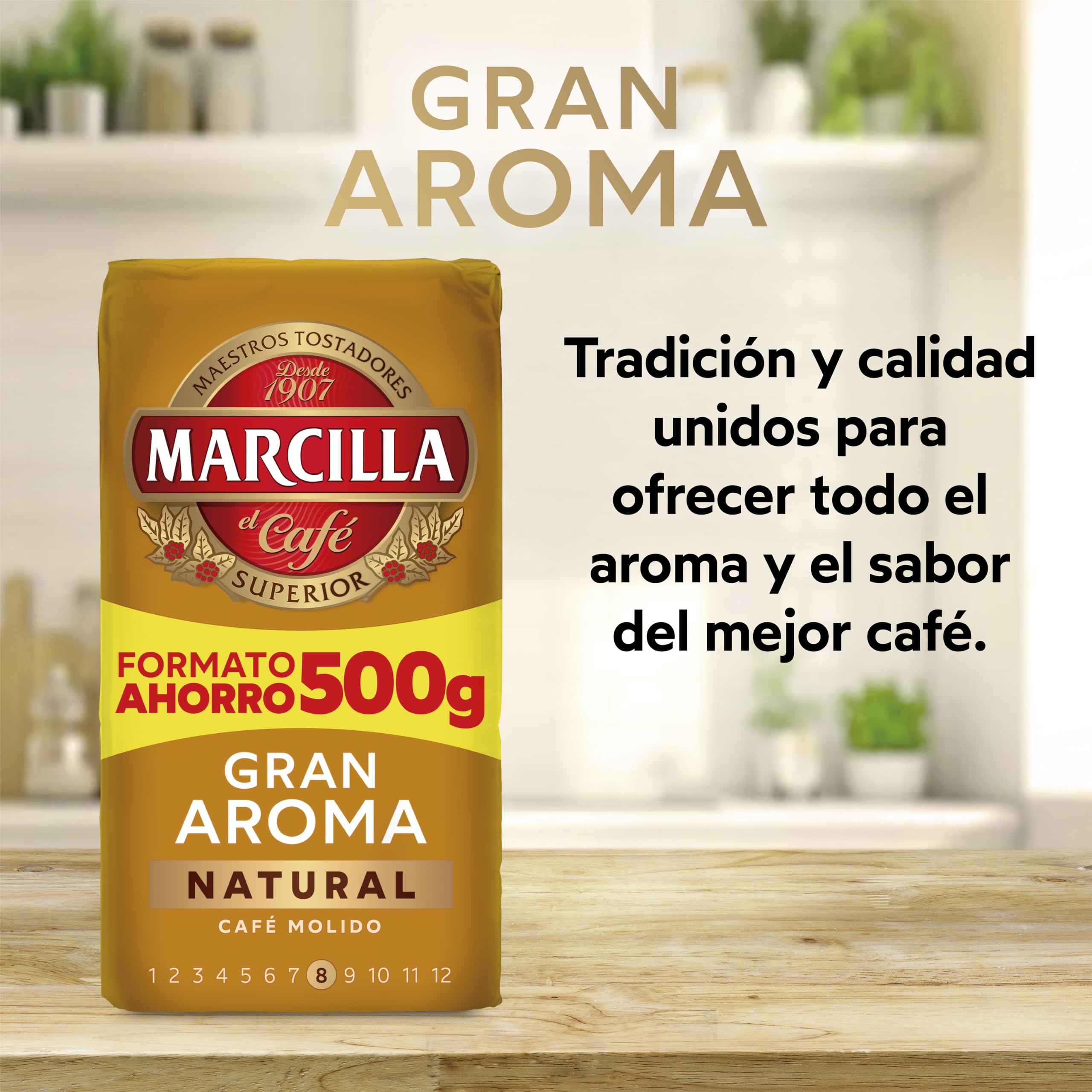 Marcilla Café Molido Gran Aroma | Natural | 500g