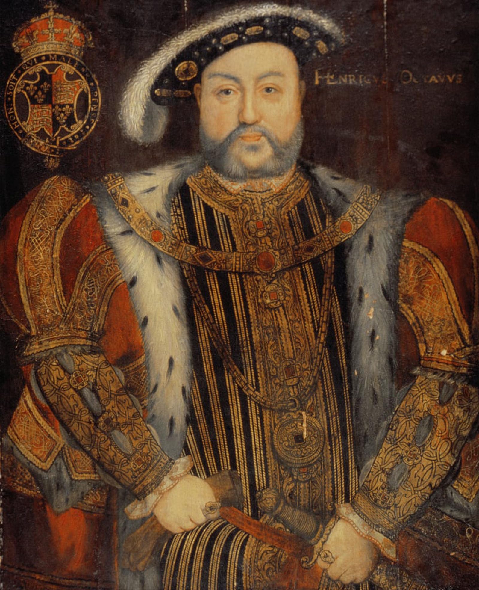 SERENDIPITP Vintage Picture Print on Canvas Wall Art Poster Portrait of Henry Viii by Hans Holbein Der Jüngere Artwork Print Poster for Wall Decor 60x90cm