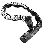 Kryptonite Keeper 790 Combo Bike Chain Lock, 3 Feet Long Heavy Duty Anti-Theft Sold Secure Gold Bicycle Chain Lock, 4-Digit Resettable Combination Lock for E-Bike Scooter Road Mountain Bikes