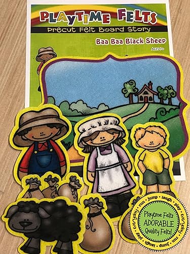 Baa Baa Black Sheep Felt Story Set | 9 PRECUT