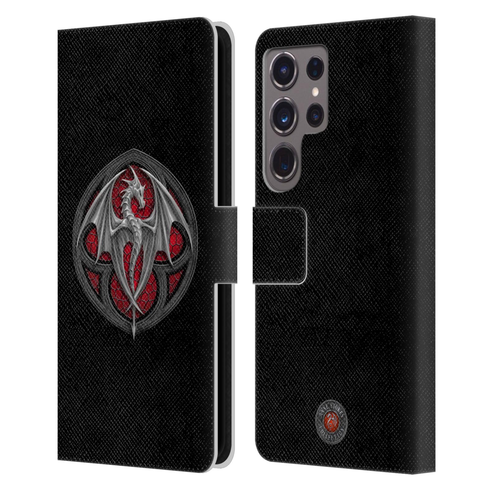 Funda cuero Samsung Galaxy S24 Ultra 5G tipo libro antichoque con tarjetero interior monedero 7