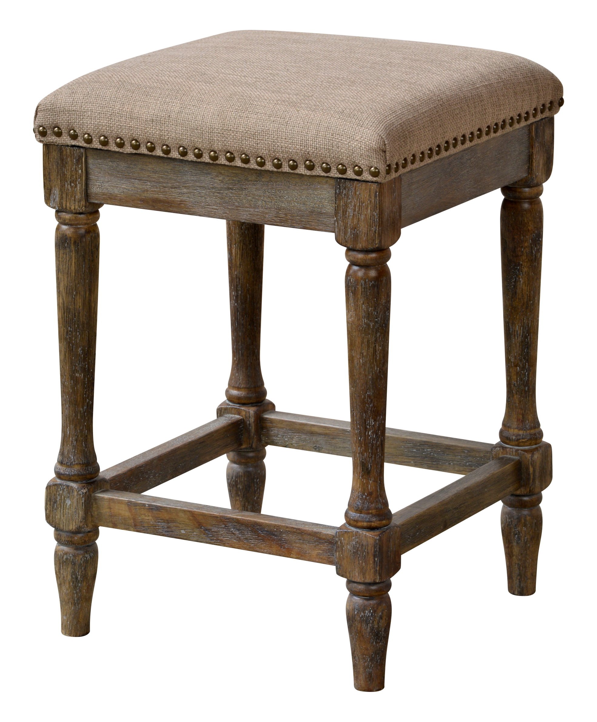 Forty West Walker Counter Stool, 24", Hopsack