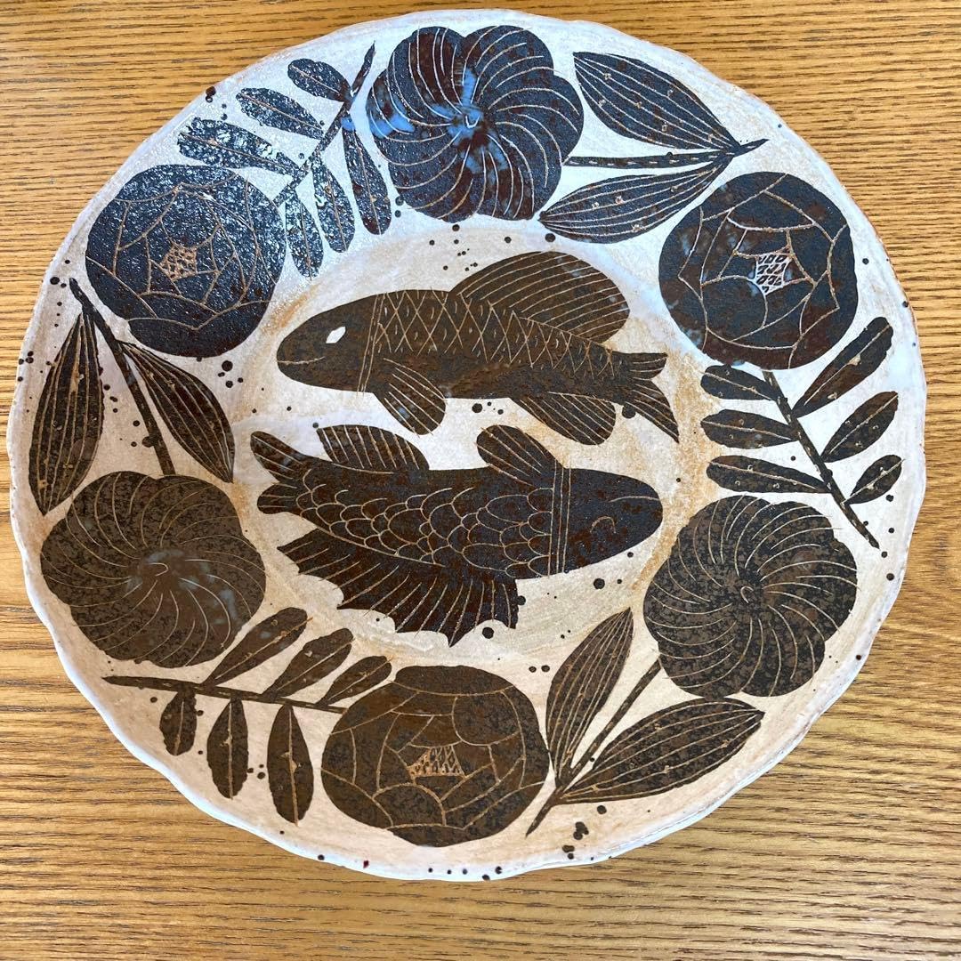 鹿児島睦　ハンドメイド　深皿 楽天市場】鹿児島睦 皿の通販 鹿児島睦 makoto kagoshima 魚柄 深皿