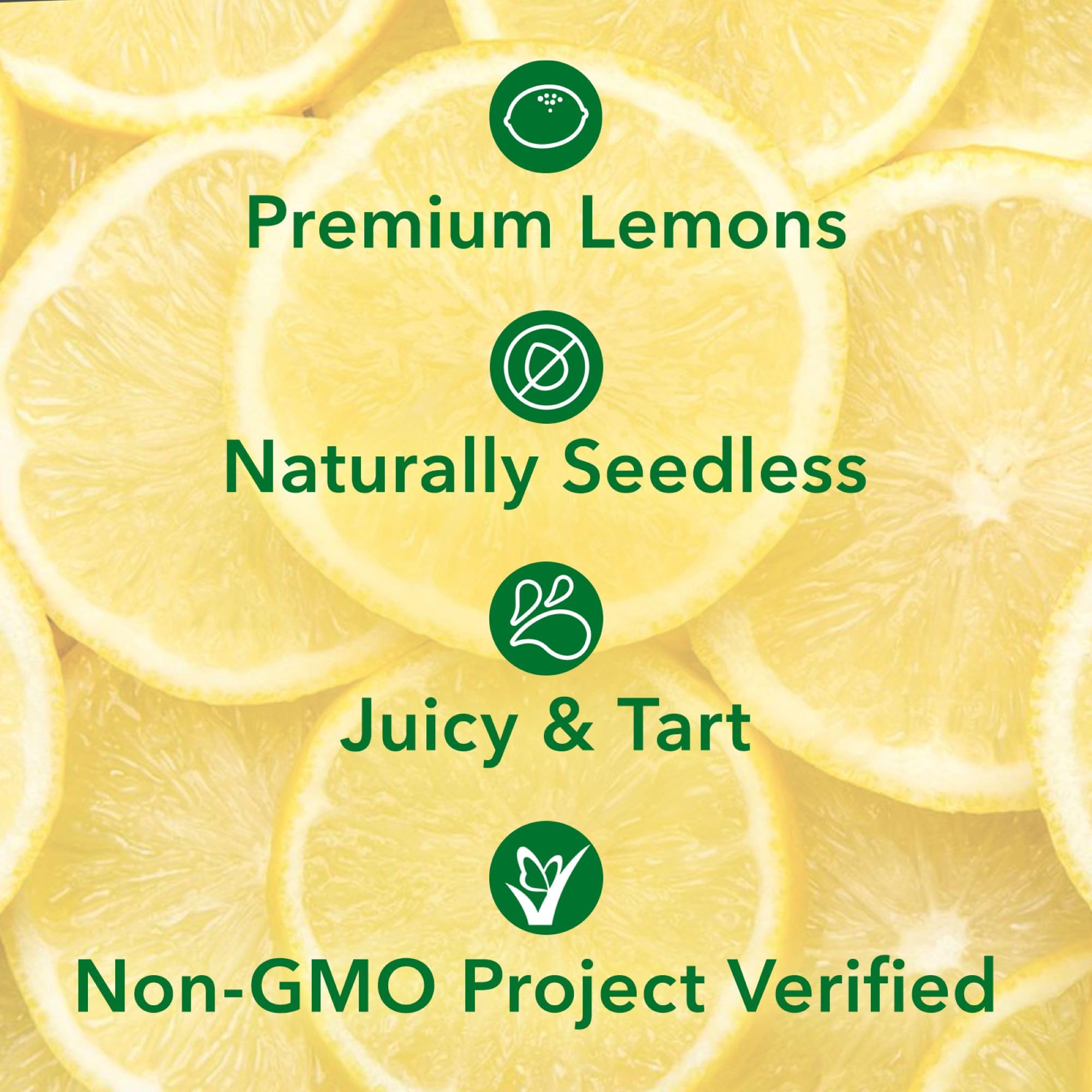 Wonderful Naturally Seedless Lemons - Healthy Food Fresh Fruit 1lb Bag — view 5