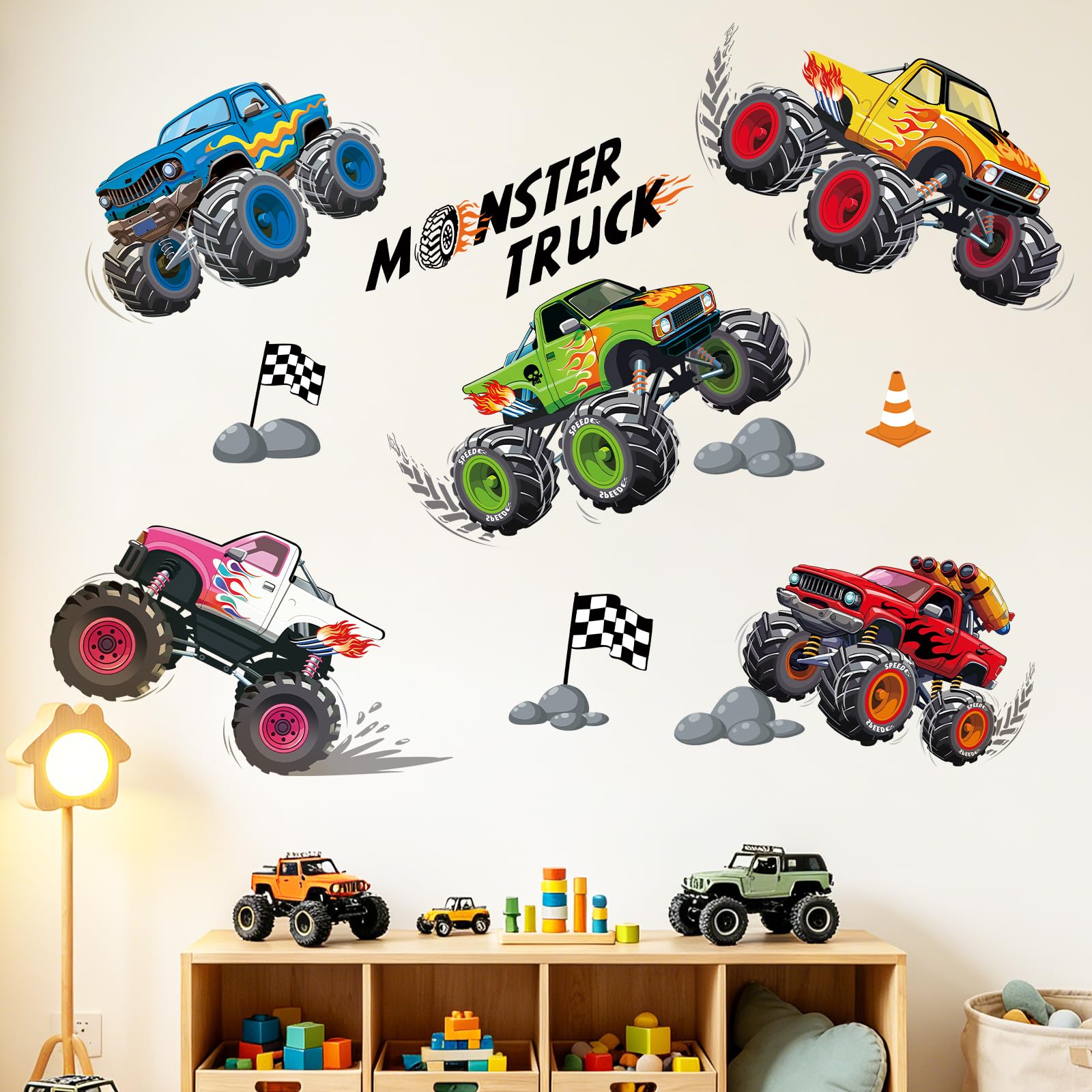 SHUCHING Racing Car Wall Decal