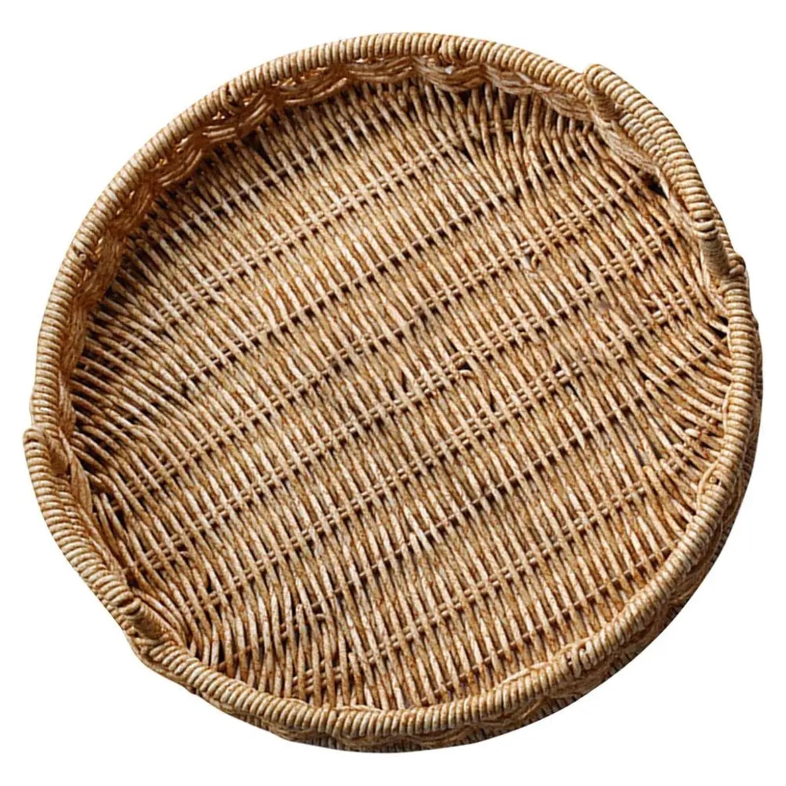 Cesta de ratán para almacenar frutas y evitar el desorden en tu cocina